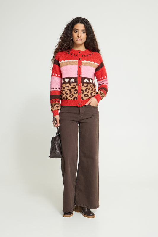 Gilet/ pull motifs ICHI