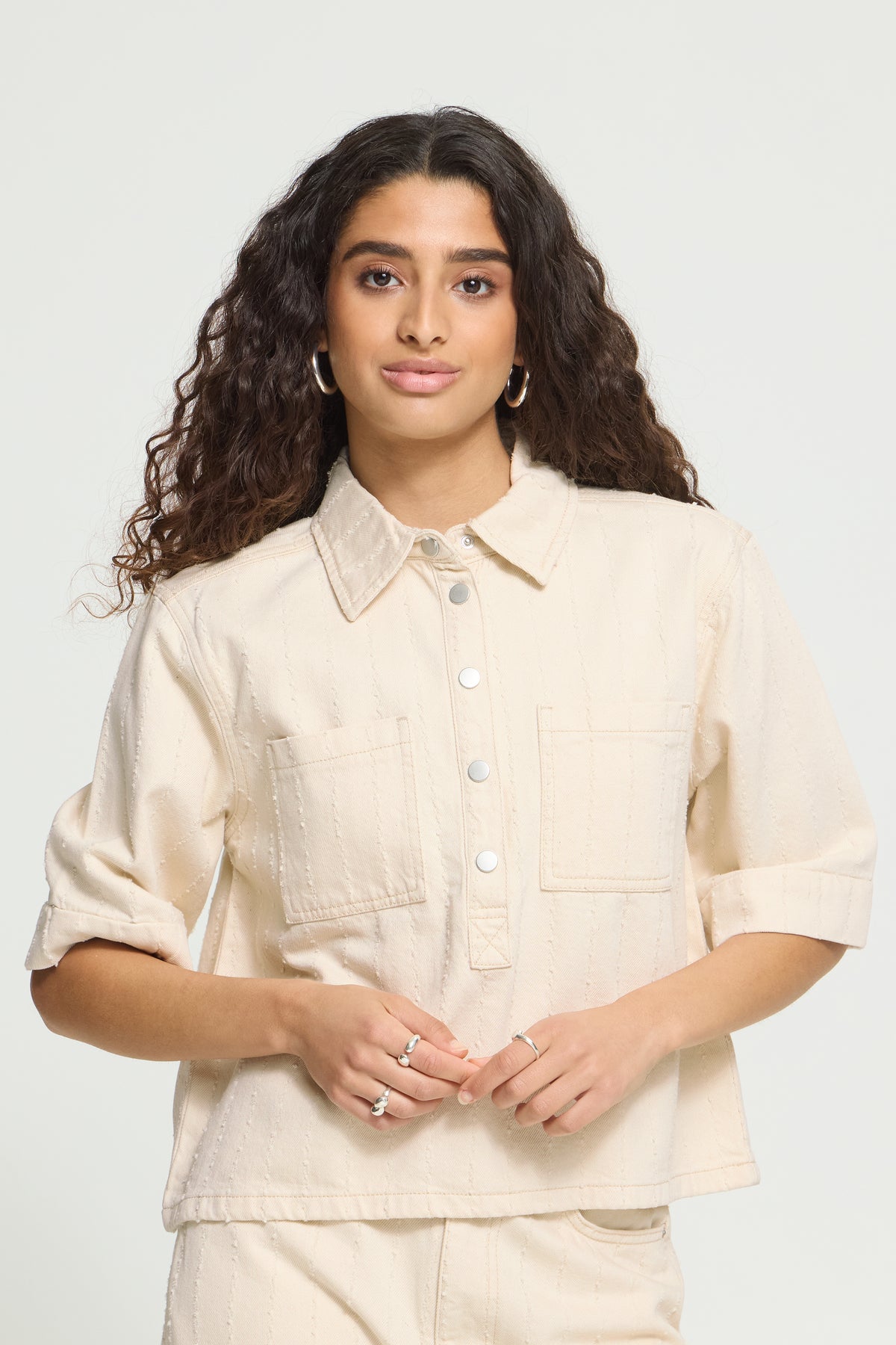 Top boutons jean ICHI