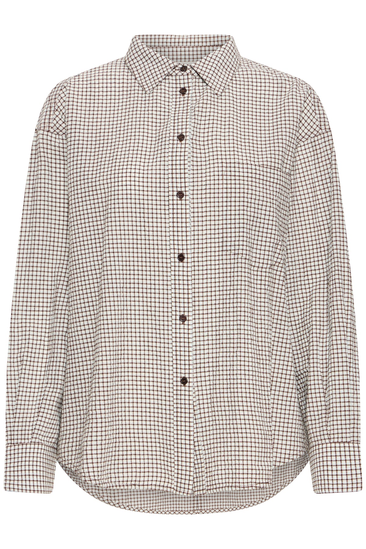 Chemise longue carreaux ICHI