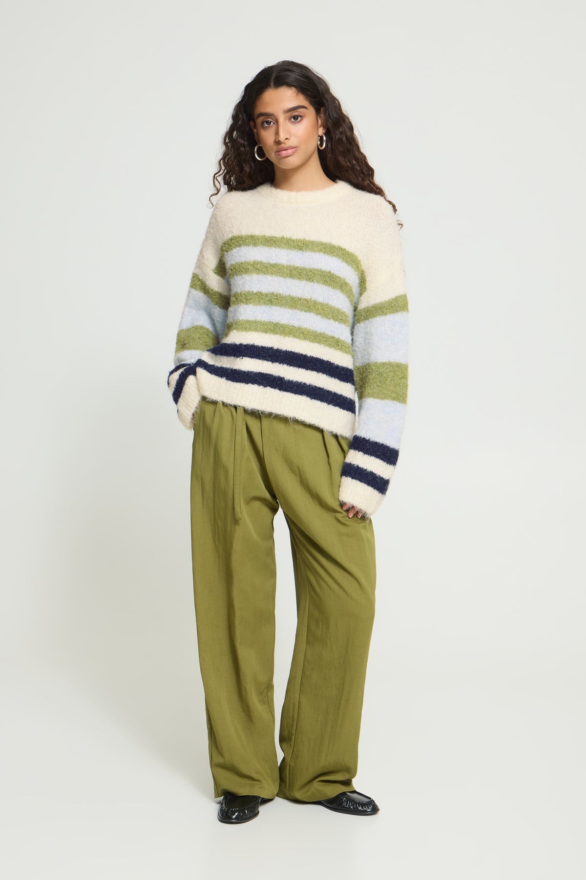 Pull rayures colorés ICHI