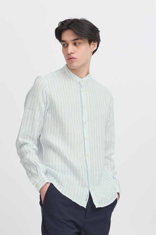 Chemise col mao rayures Casual Friday