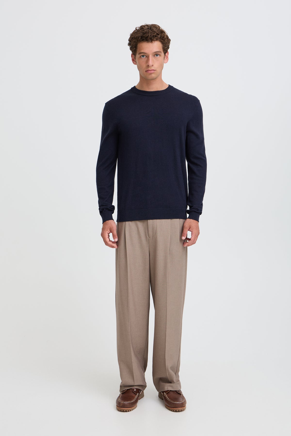 Pull col rond Casual Friday