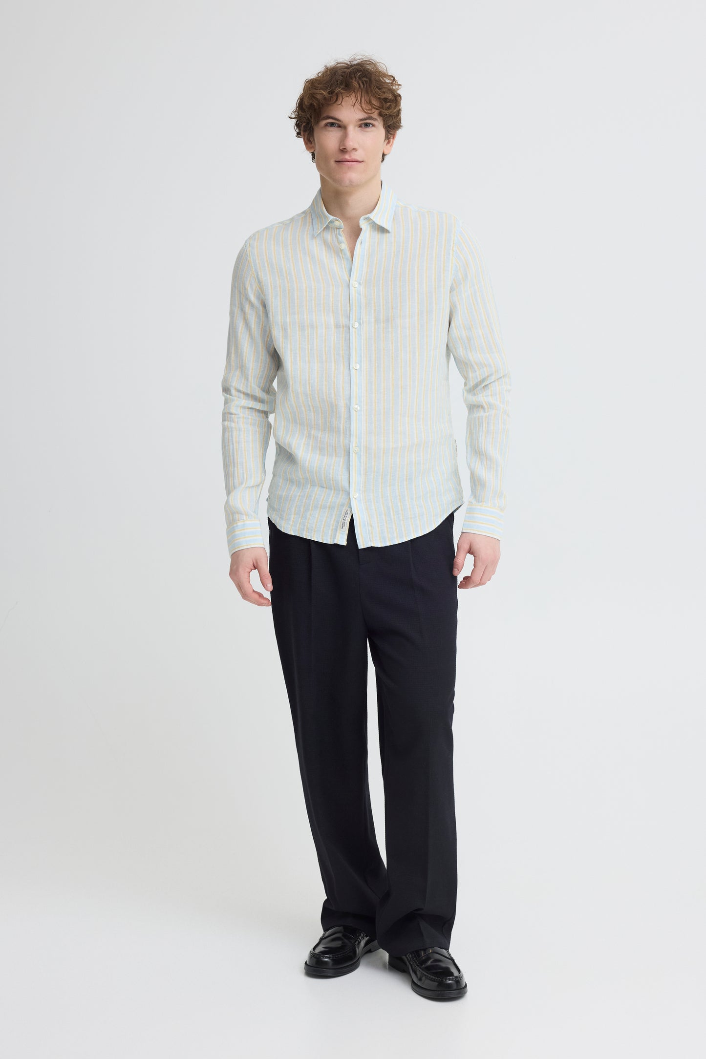 Chemise rayures lin Casual Friday