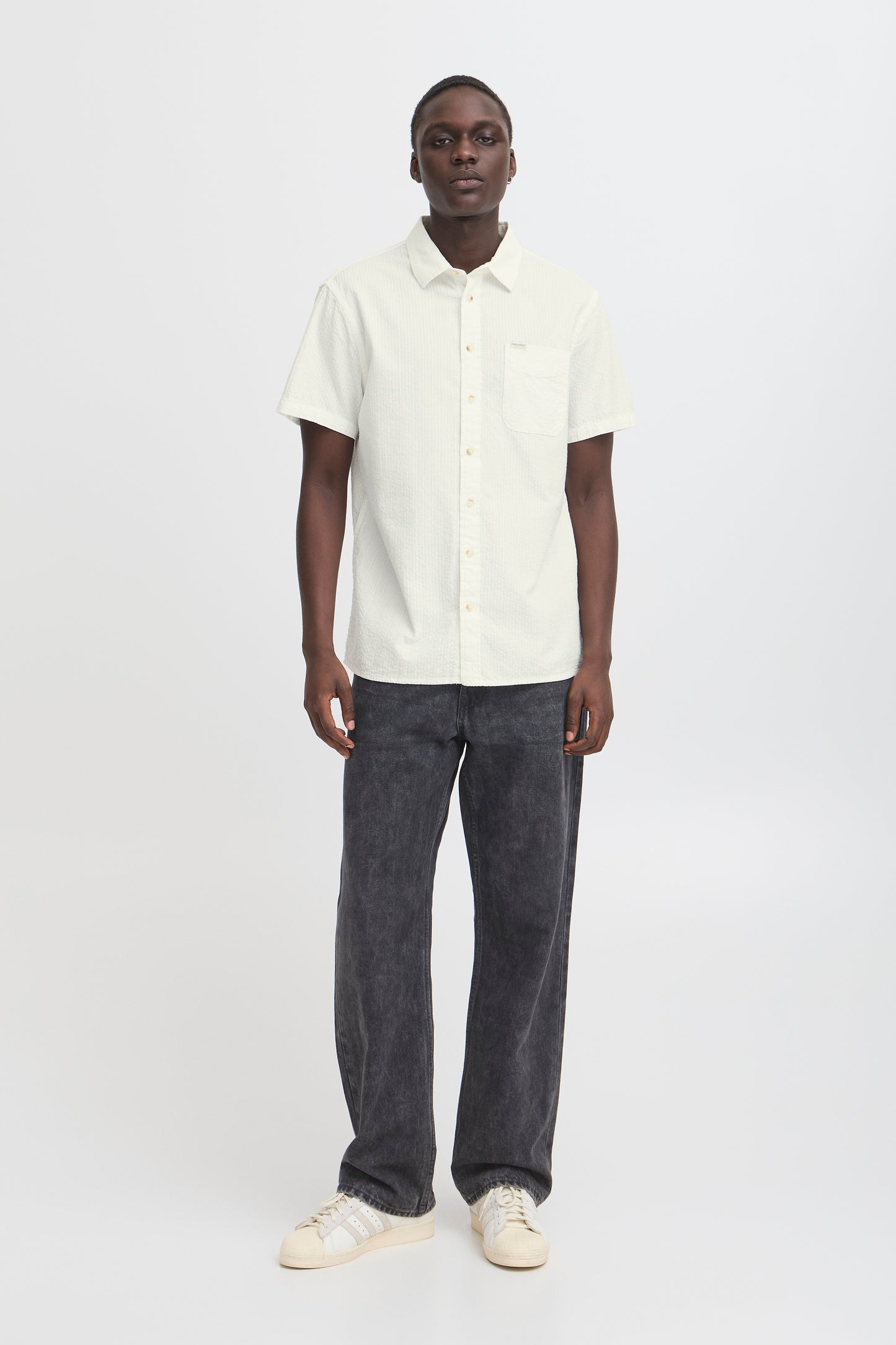 Chemise détail texture Blend