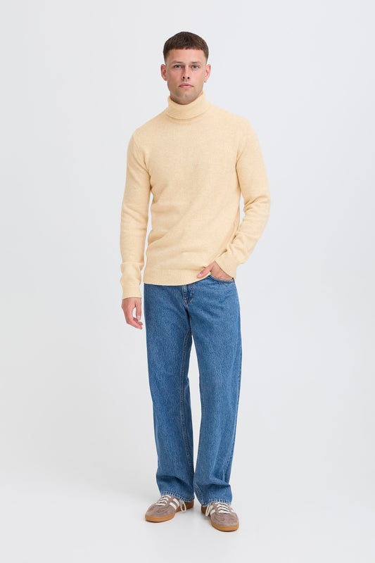 Pull col roulé laine Blend