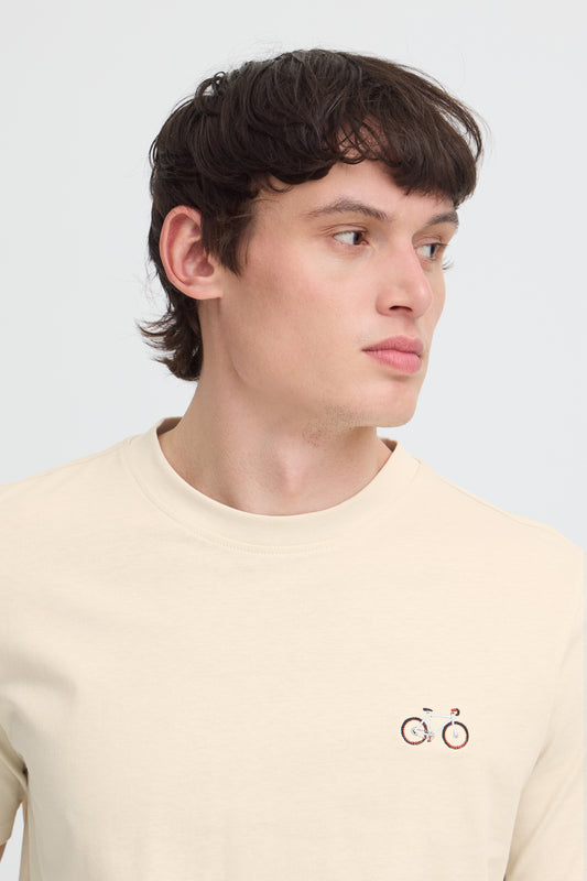 T-shirt broderie vélo Blend