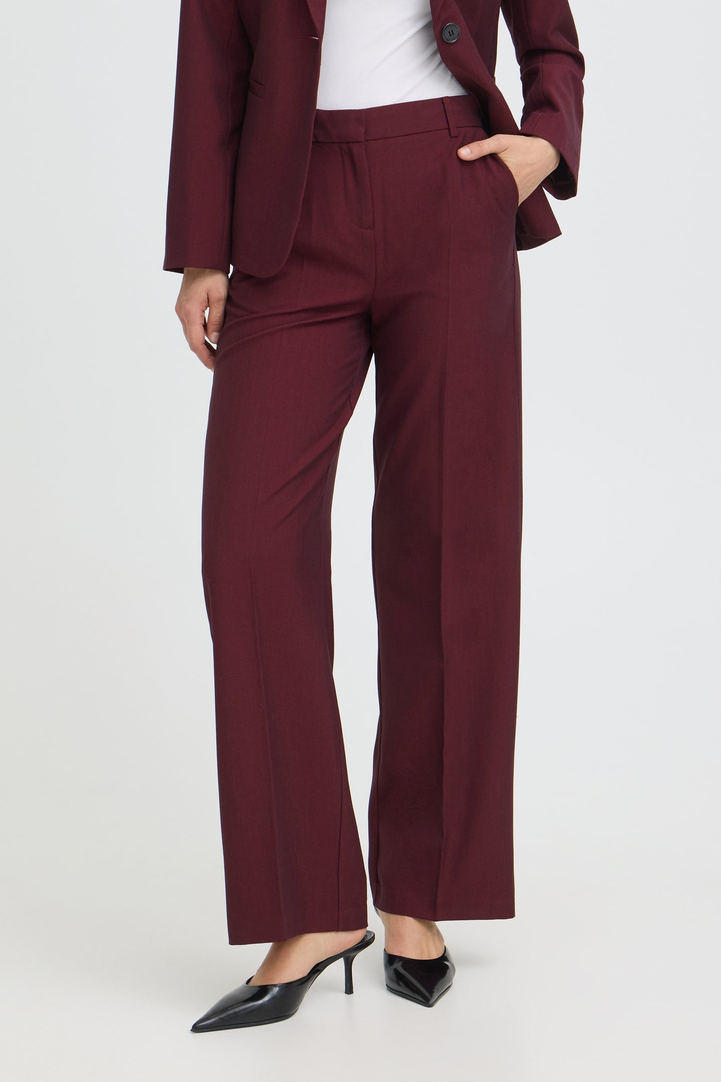 Pantalon ensemble bordeaux B.Young