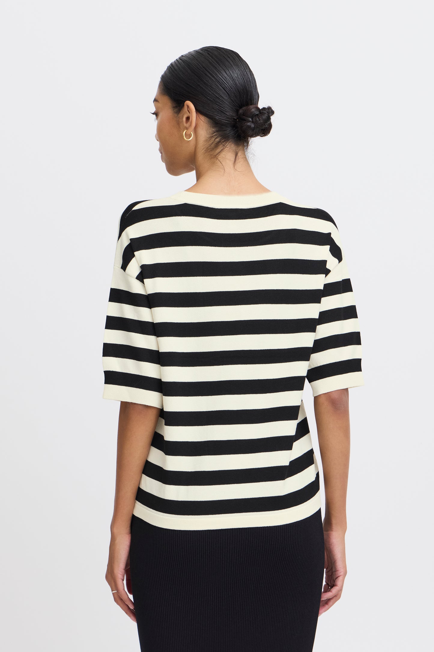 Pull fin rayures B.Young