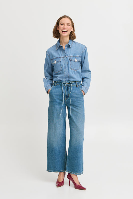 Jean large ceinture B.Young