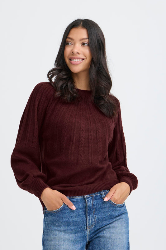 Pull avec maillage B.Young