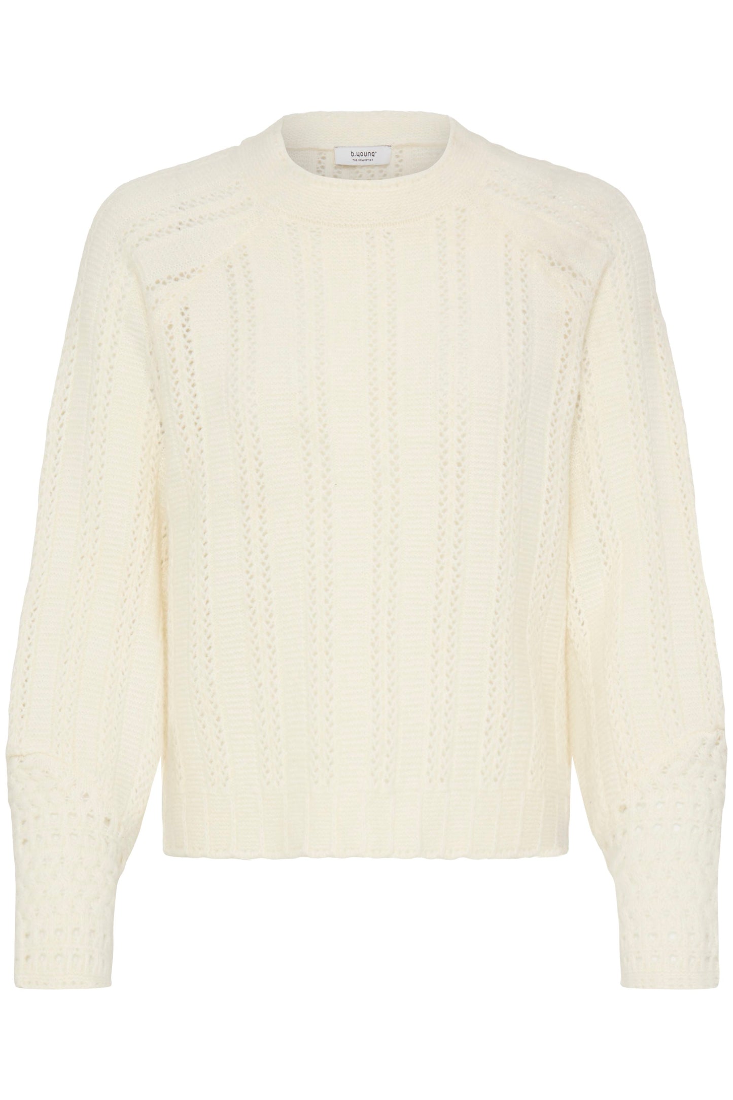 Pull ajouré détail manches B.Young