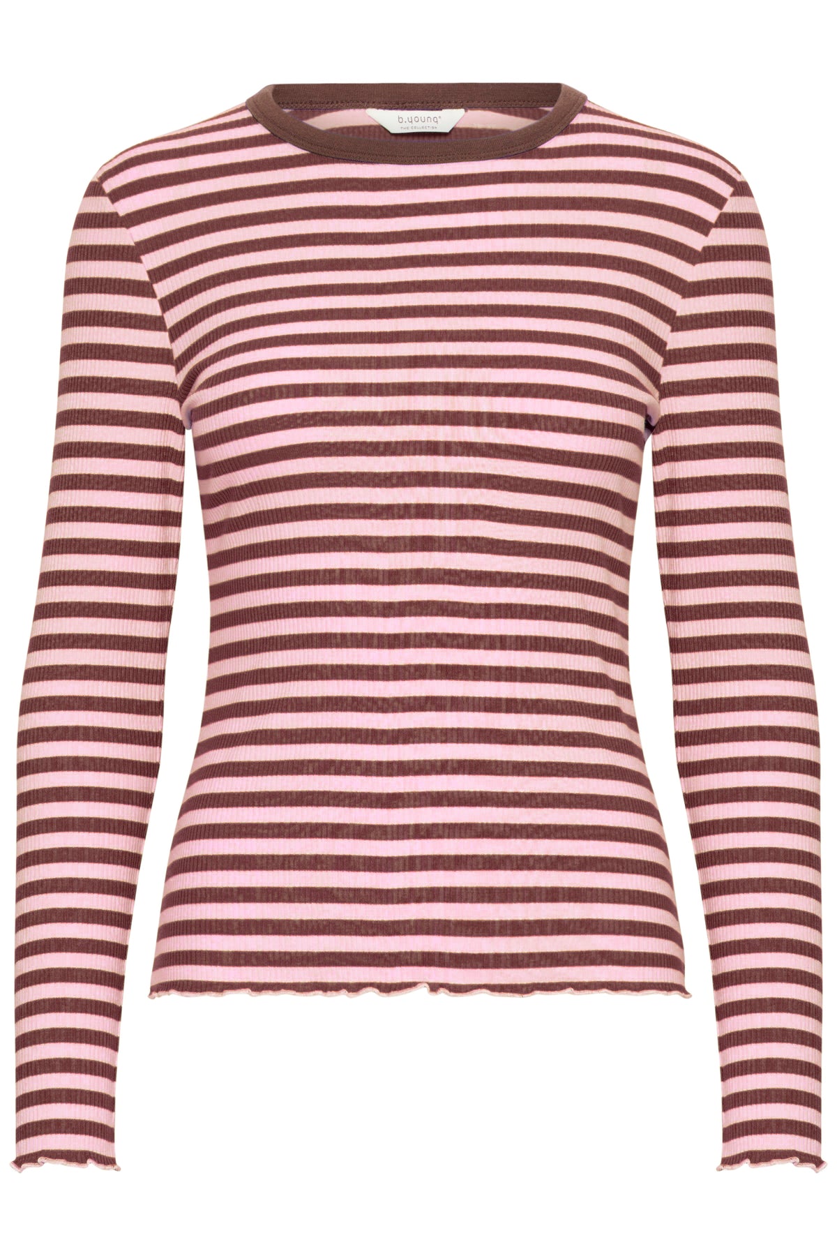 T-shirt marinière avec fronces B.Young