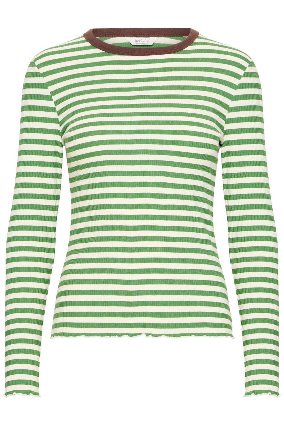 T-shirt marinière avec fronces B.Young