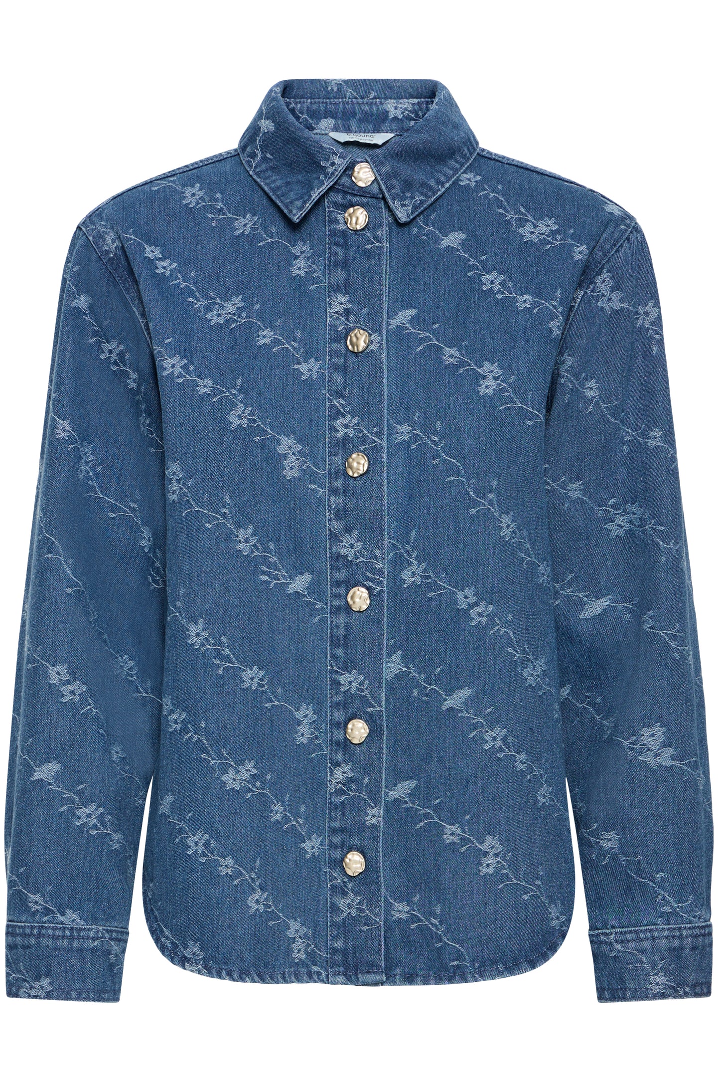 Surchemise jean broderie B.Young
