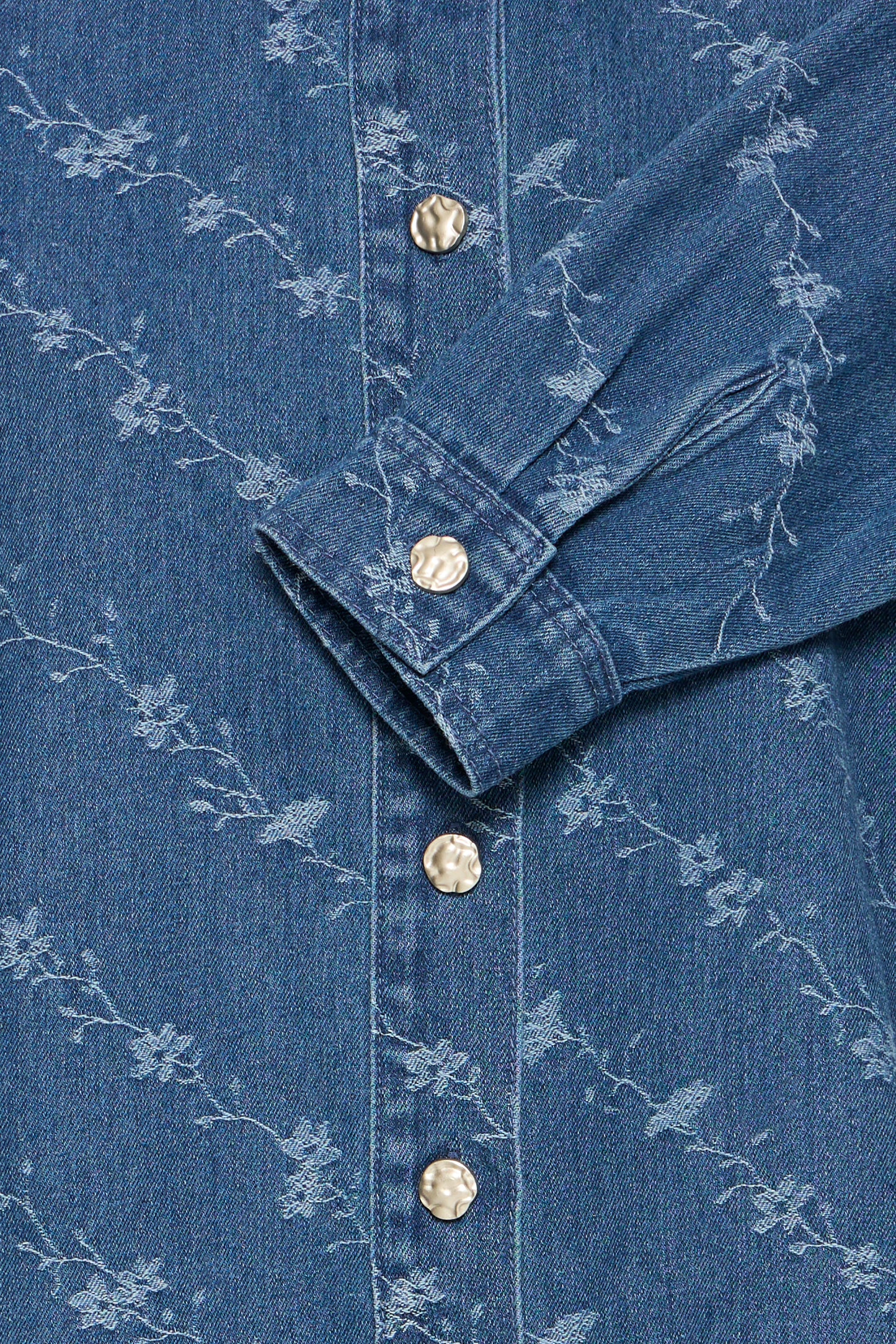 Surchemise jean broderie B.Young