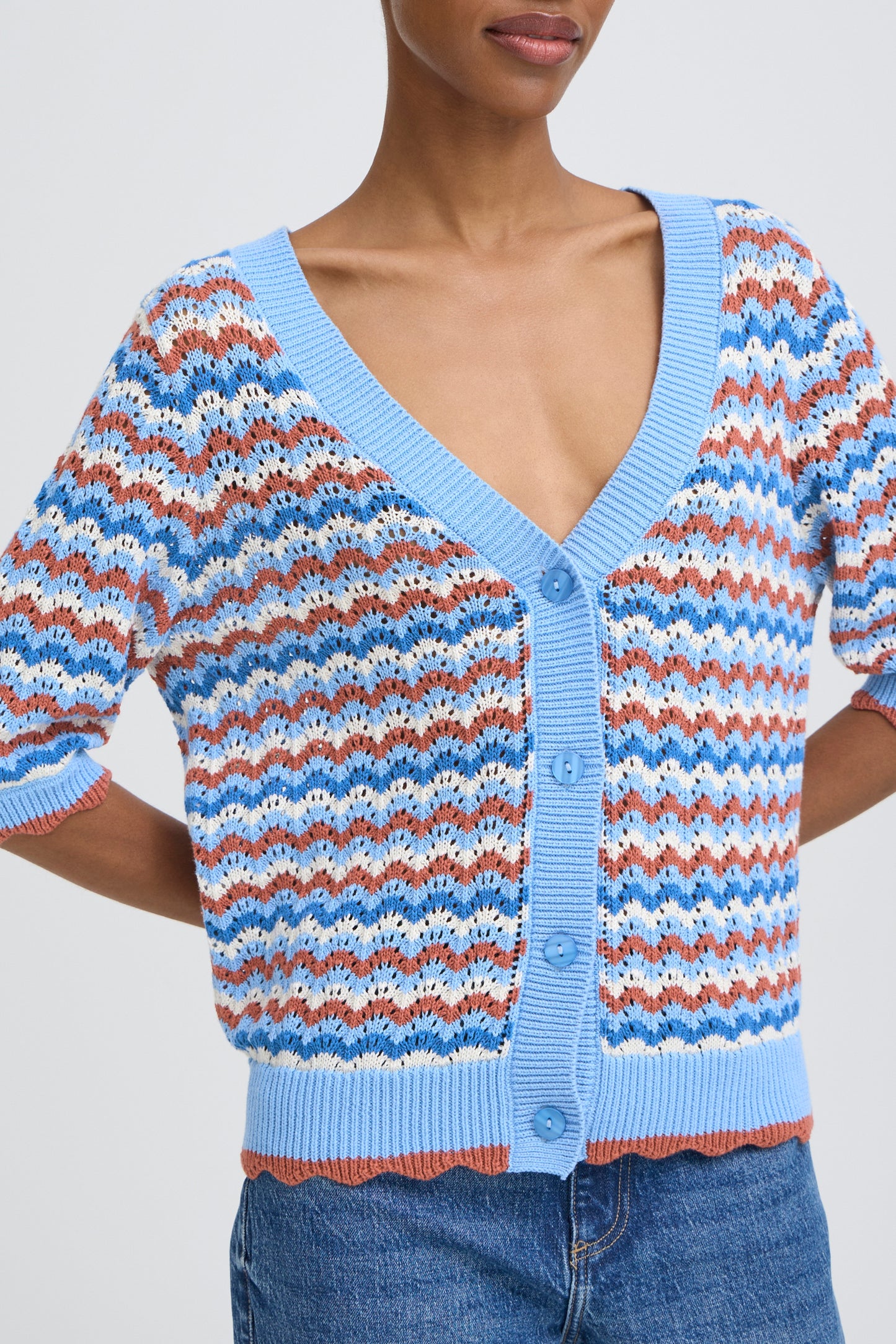 Gilet/pull ajouré B.Young