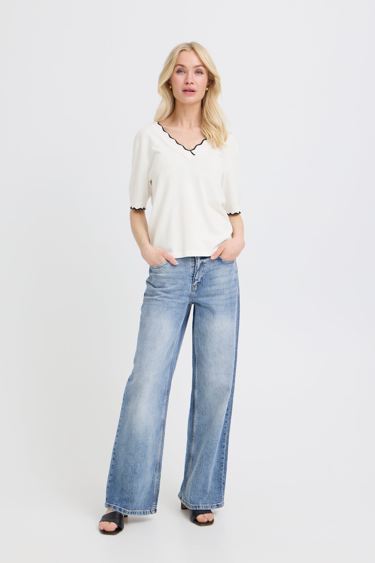 Pull détails bordures B.Young
