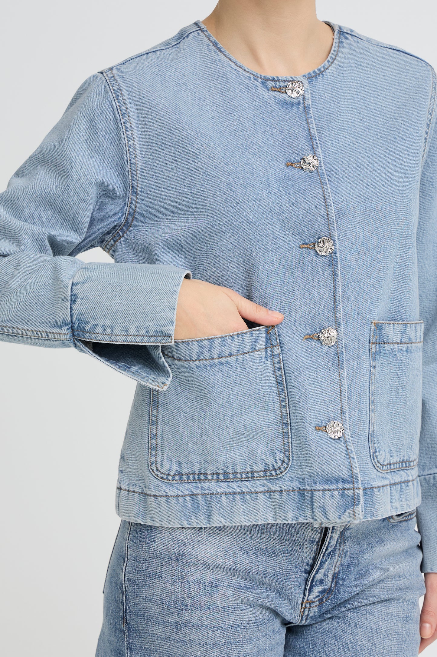 Veste jean claire B.Young