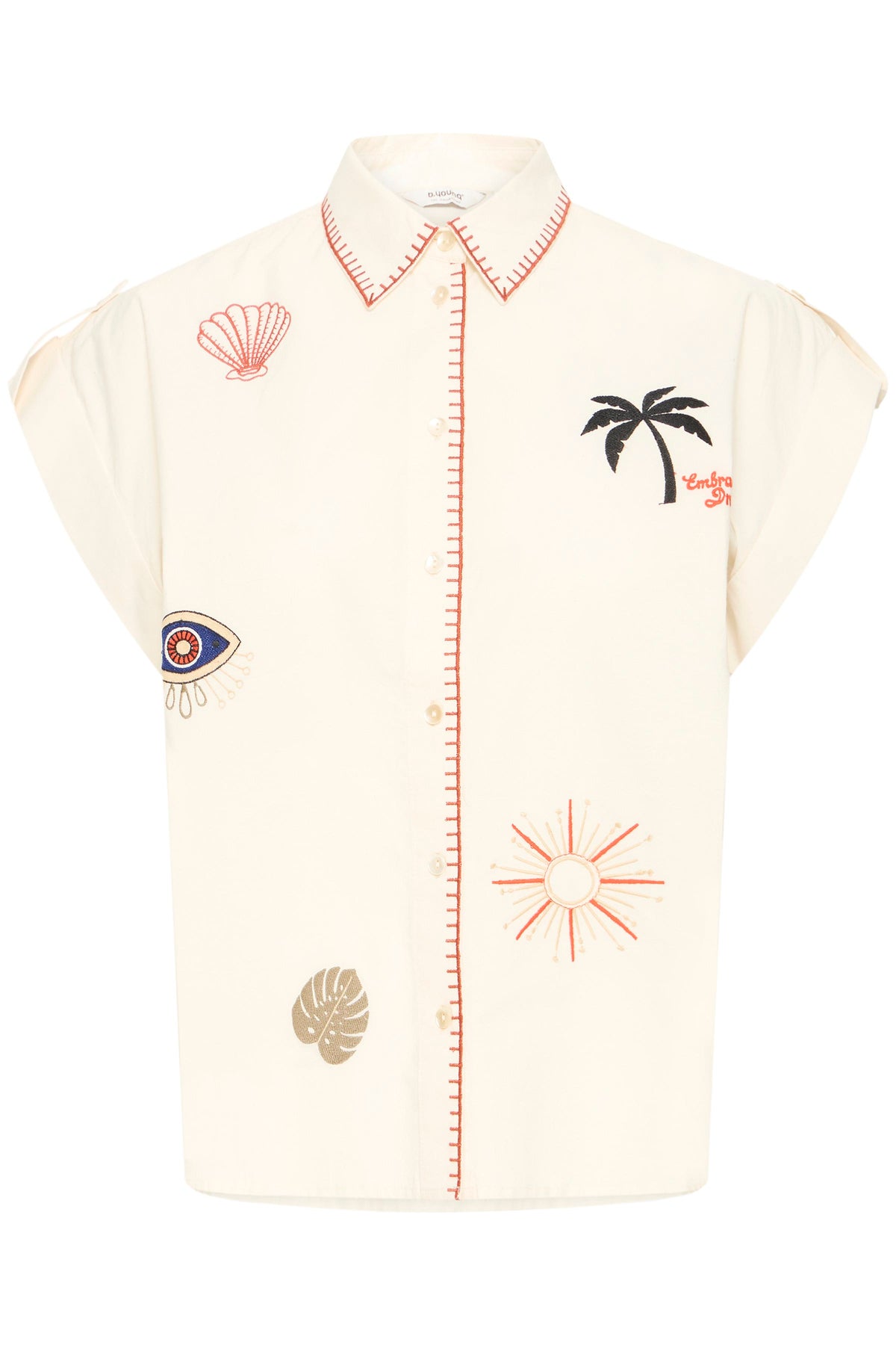 Chemise broderies B.Young