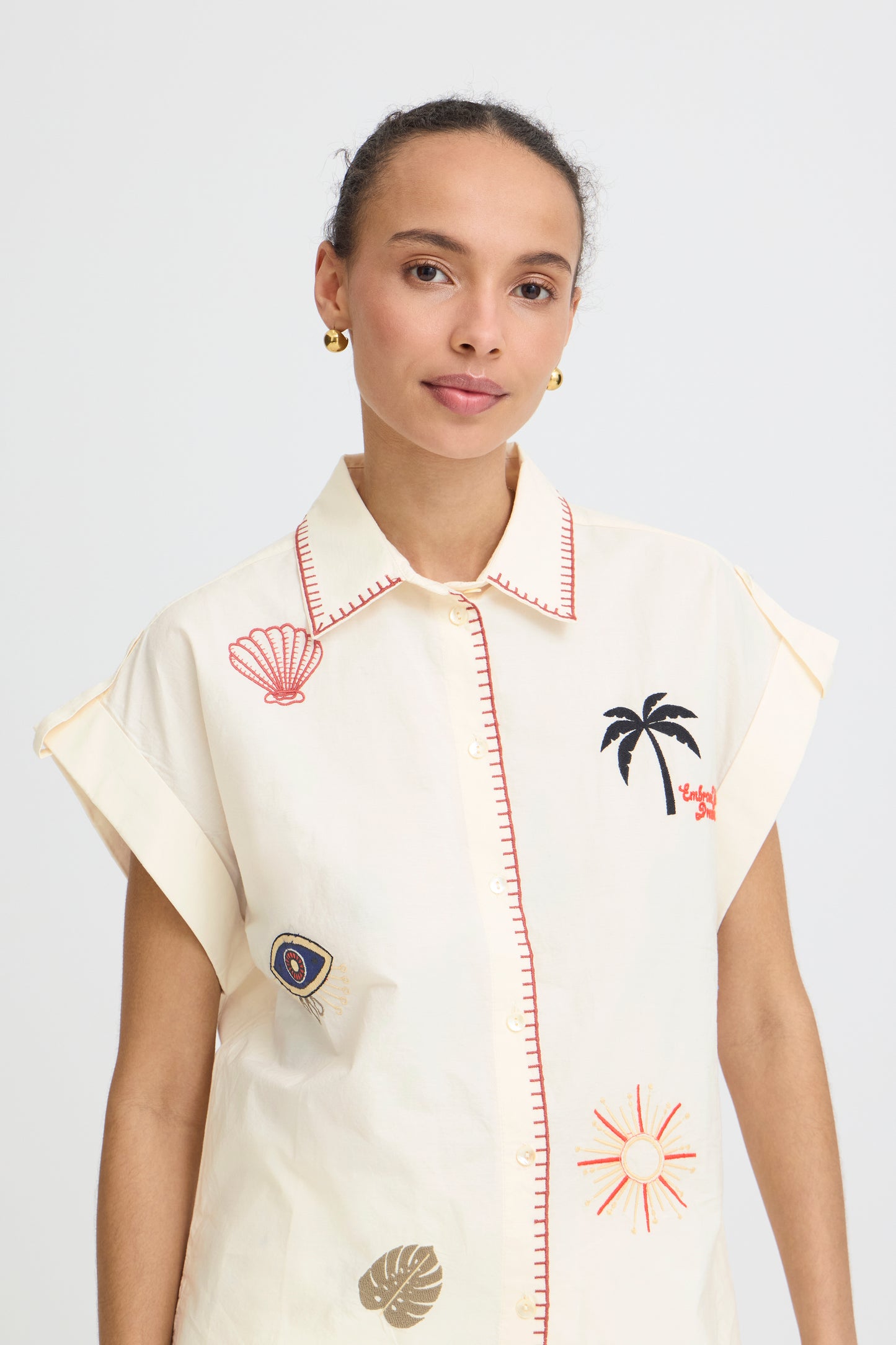 Chemise broderies B.Young