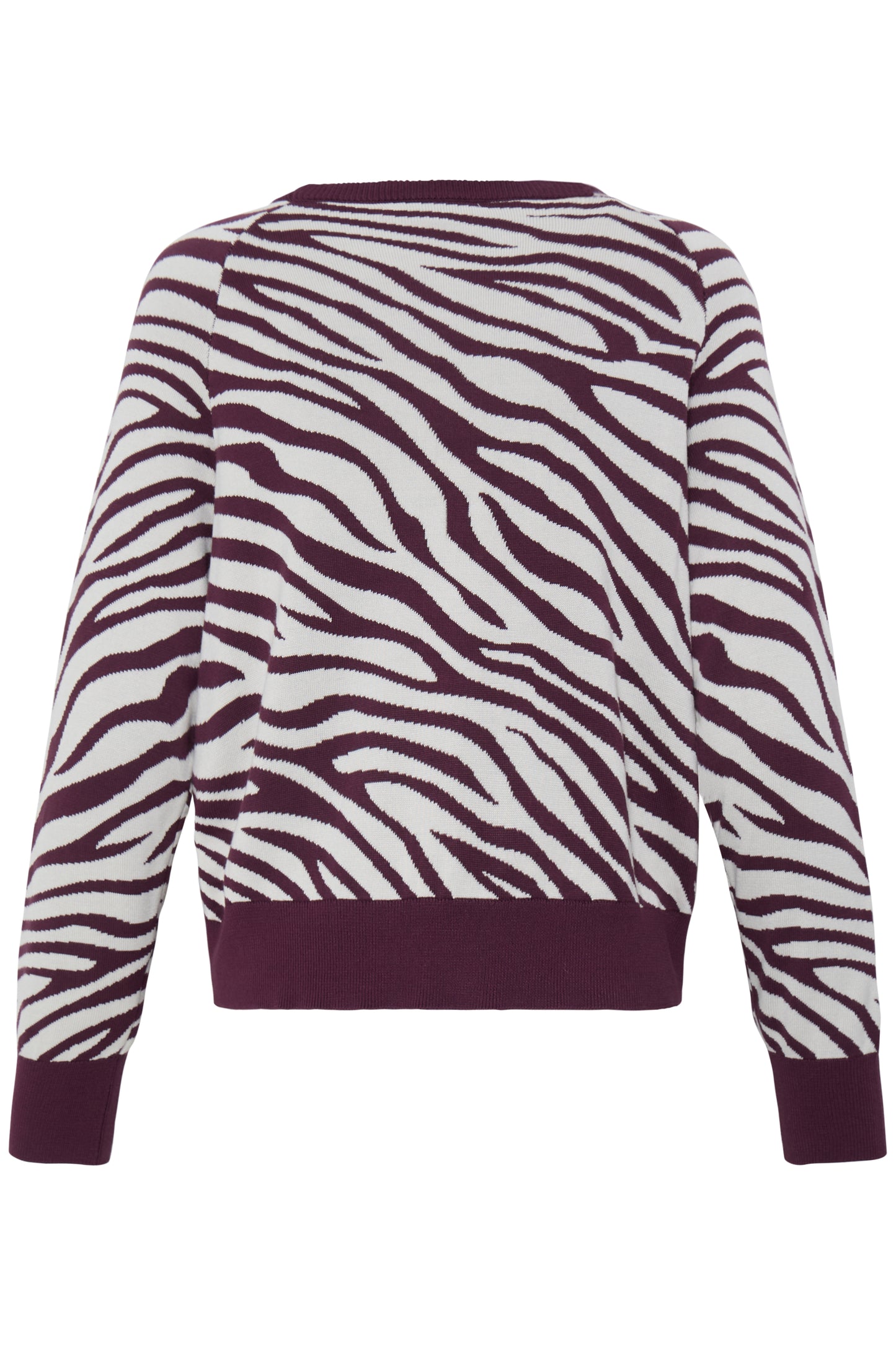 Pull zèbre bordeaux B.Young