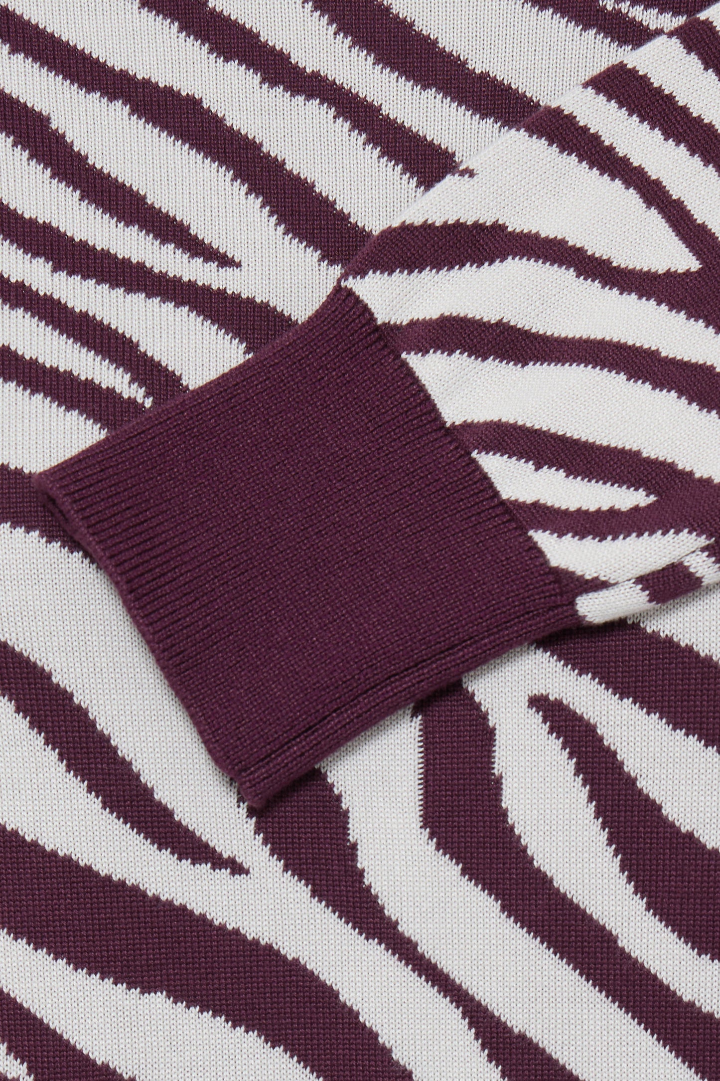 Pull zèbre bordeaux B.Young