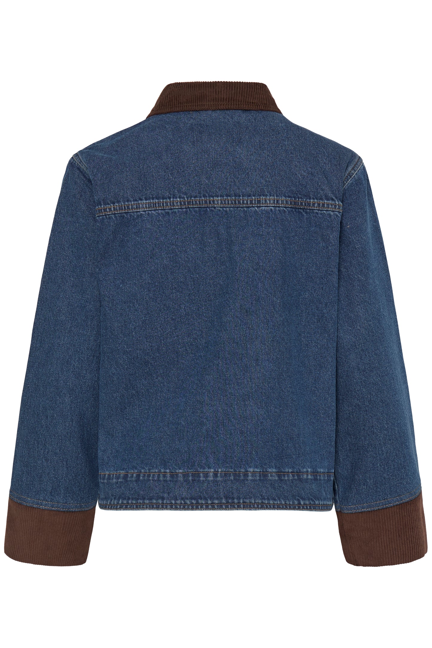 Veste jean détail velours B.Young