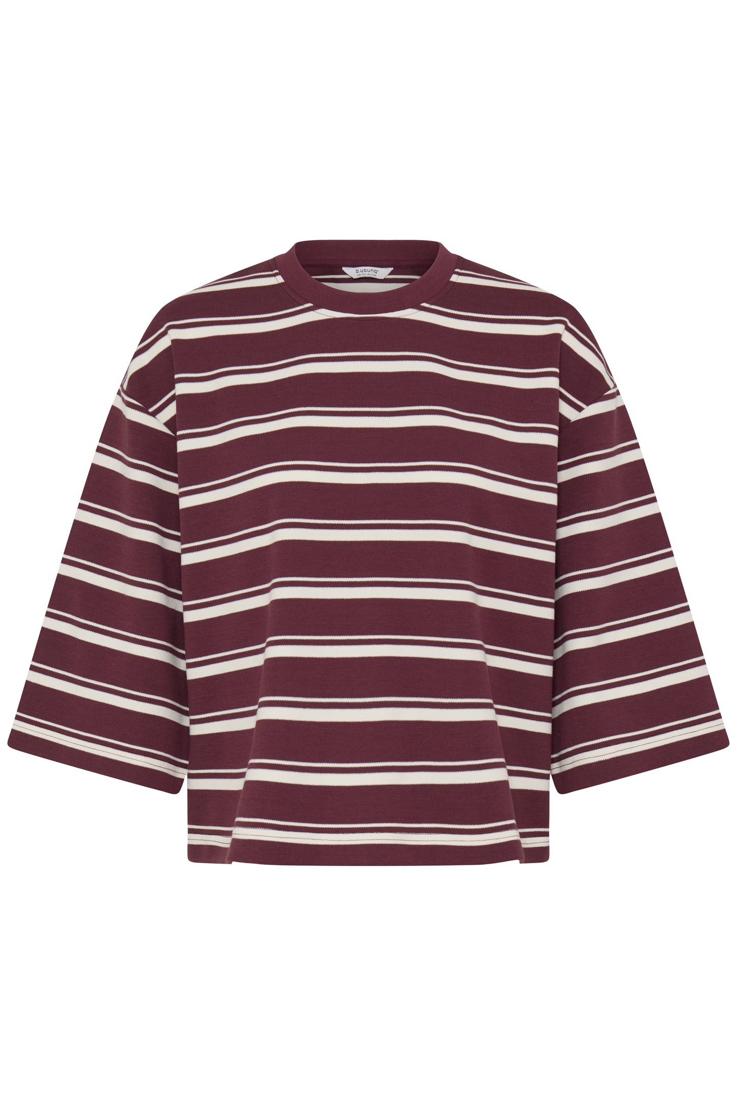 T-shirt épais rayures 3/4 B.Young