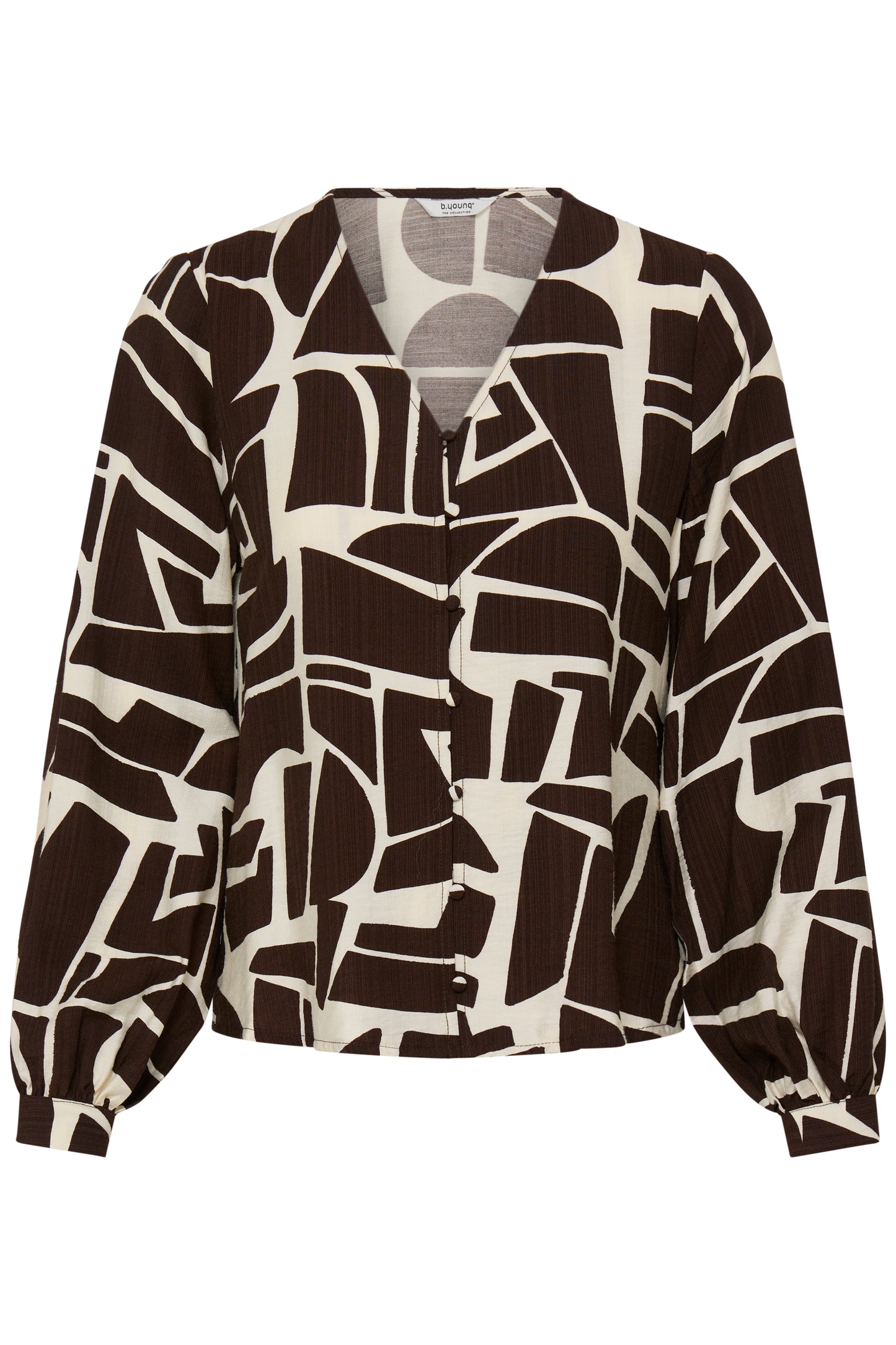 Blouse/chemisier motif géométrique B.Young