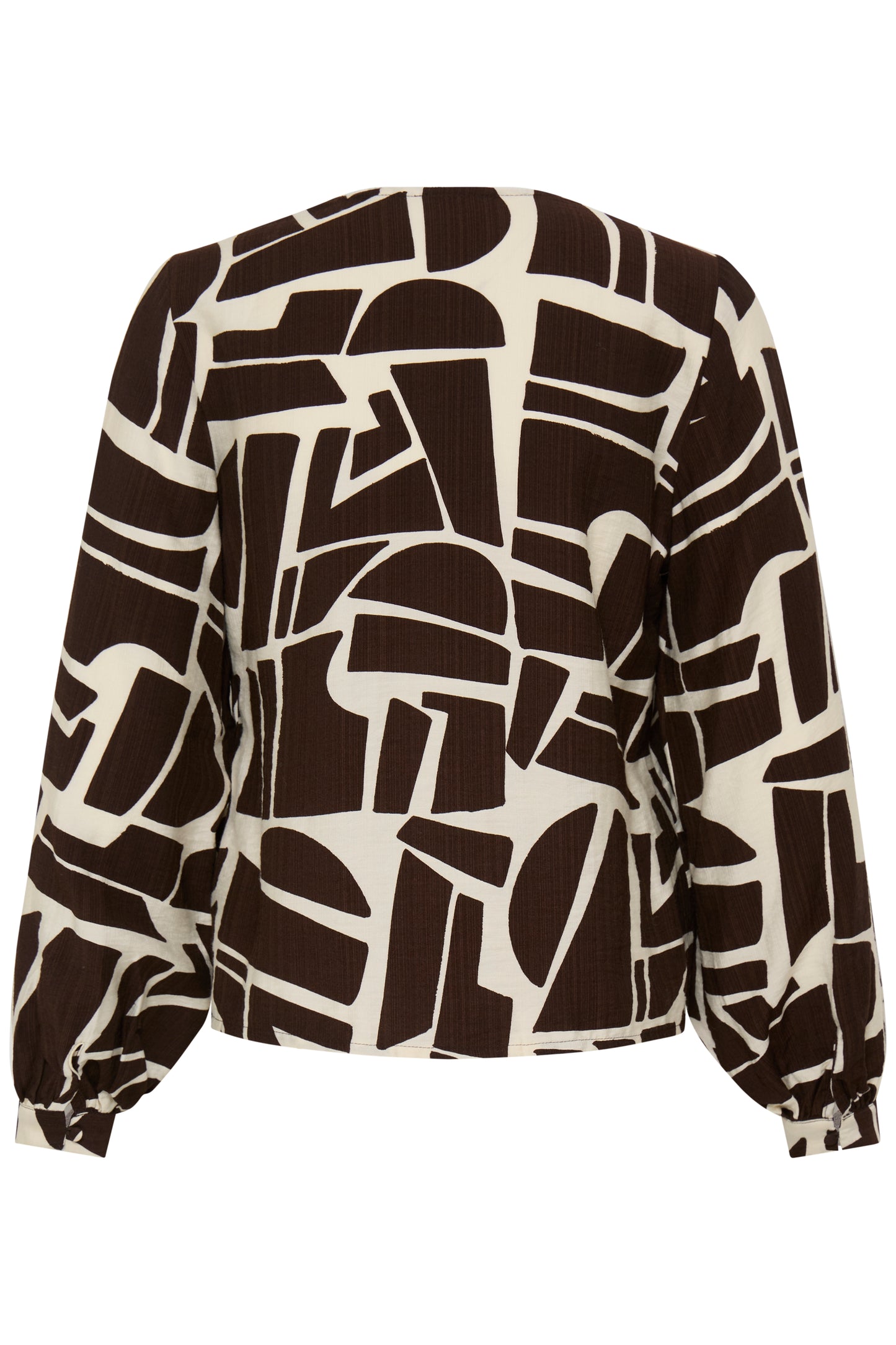 Blouse/chemisier motif géométrique B.Young