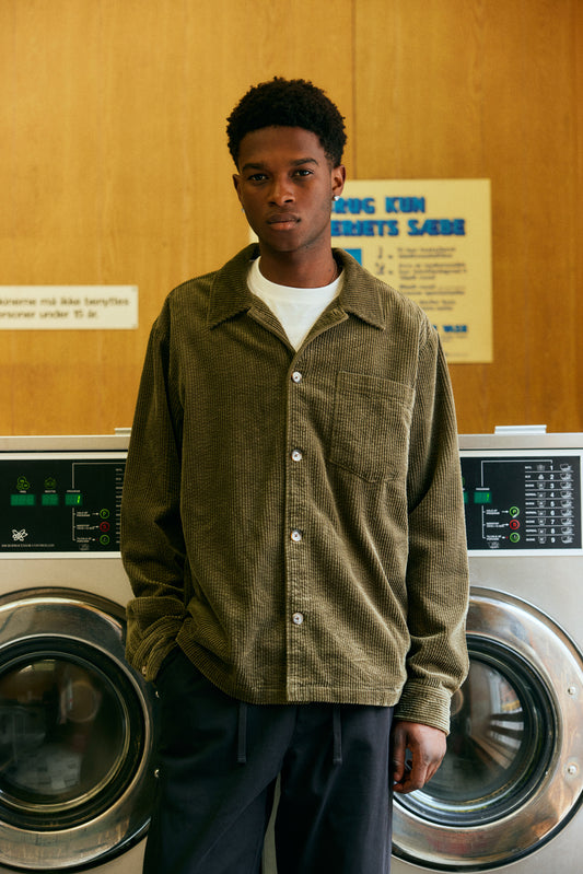 Surchemise velours côtelé Solid