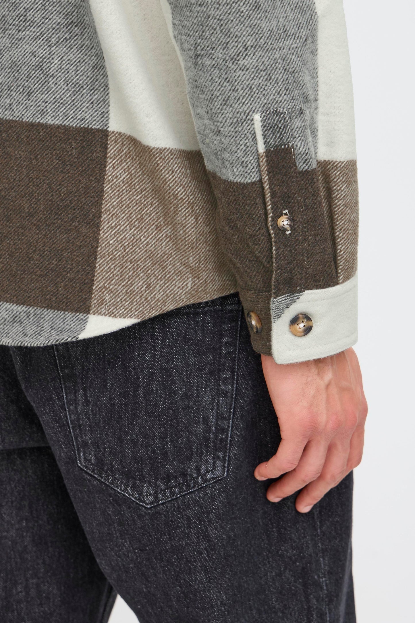 Veste carreaux Solid