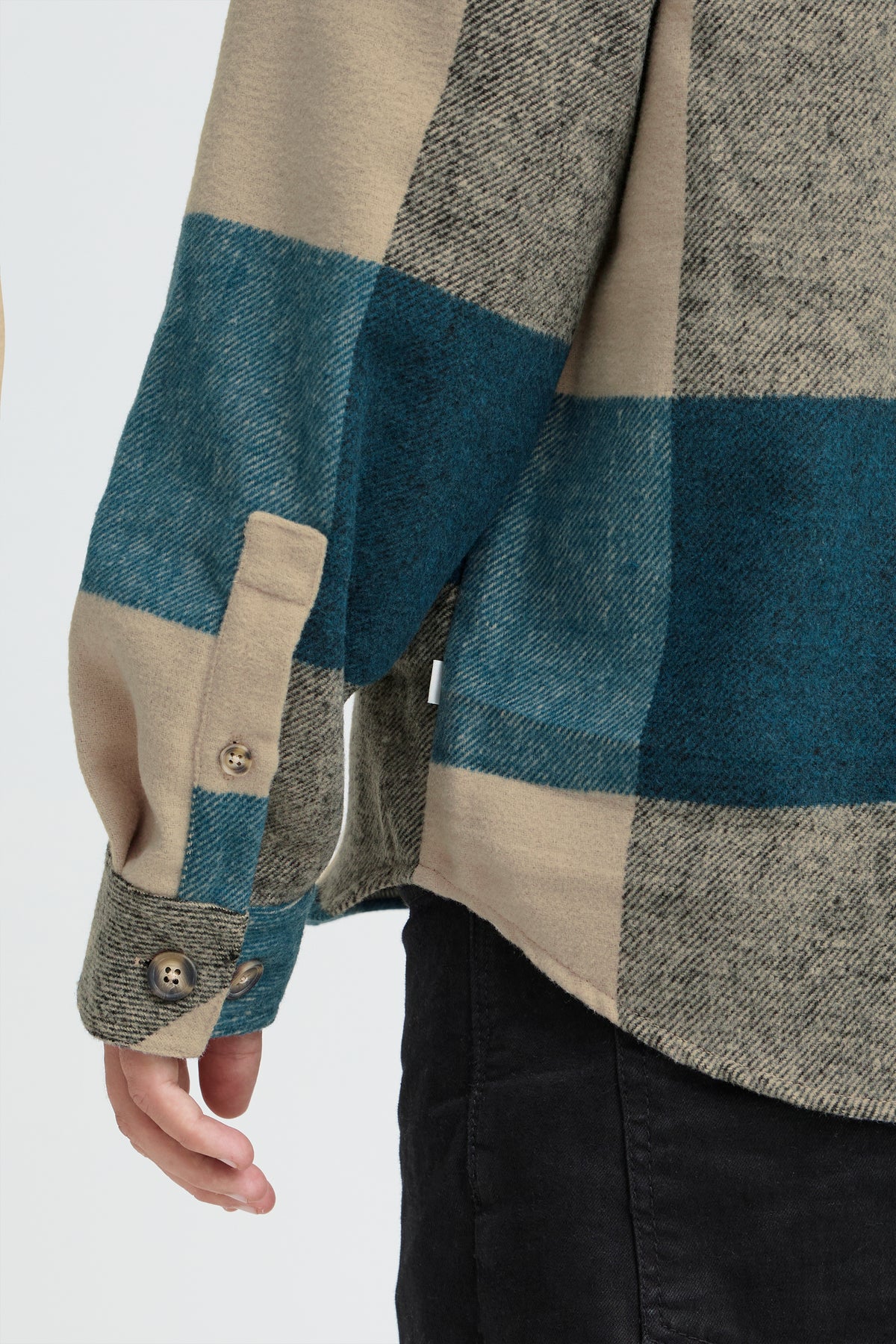 Veste carreaux Solid
