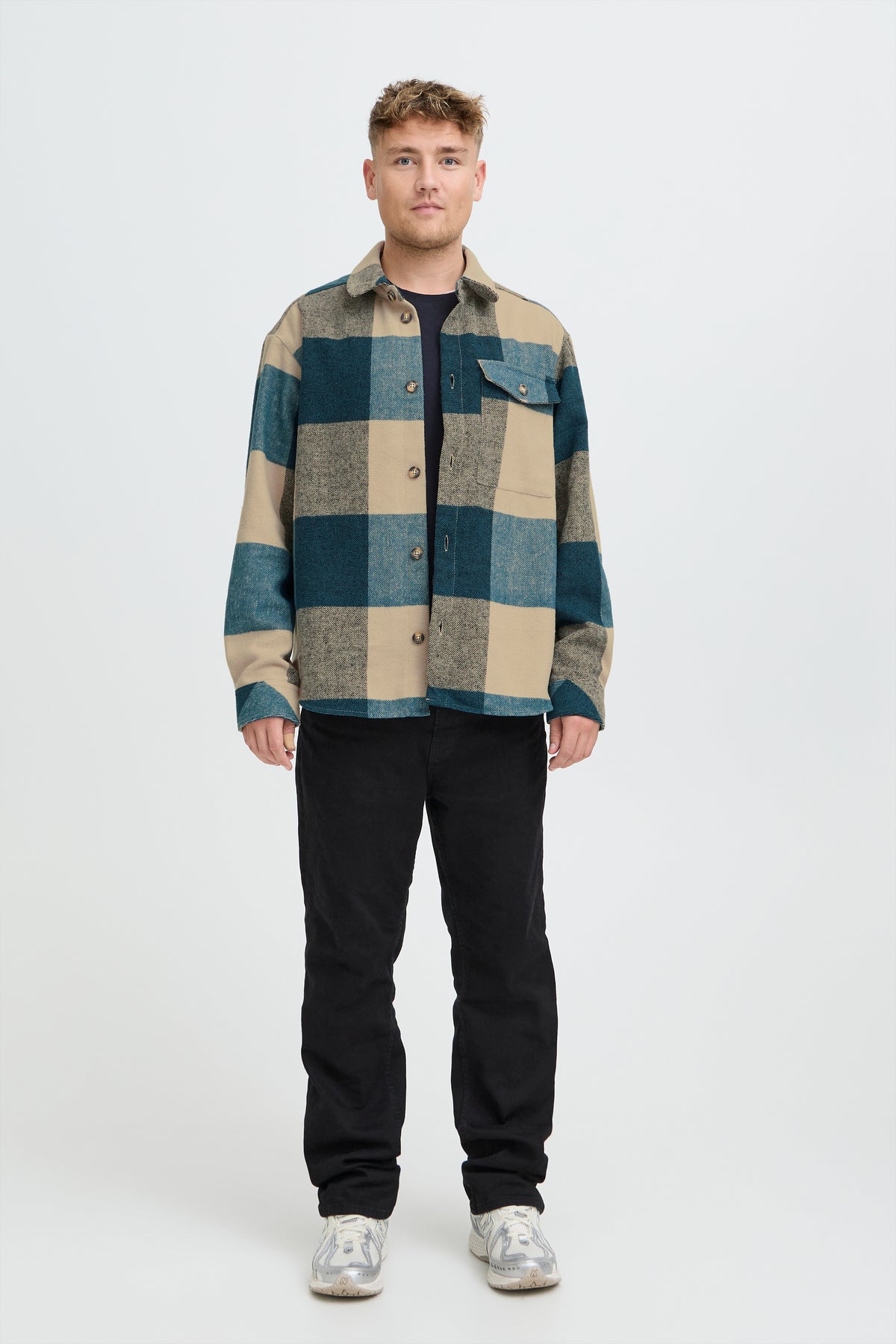 Veste carreaux Solid