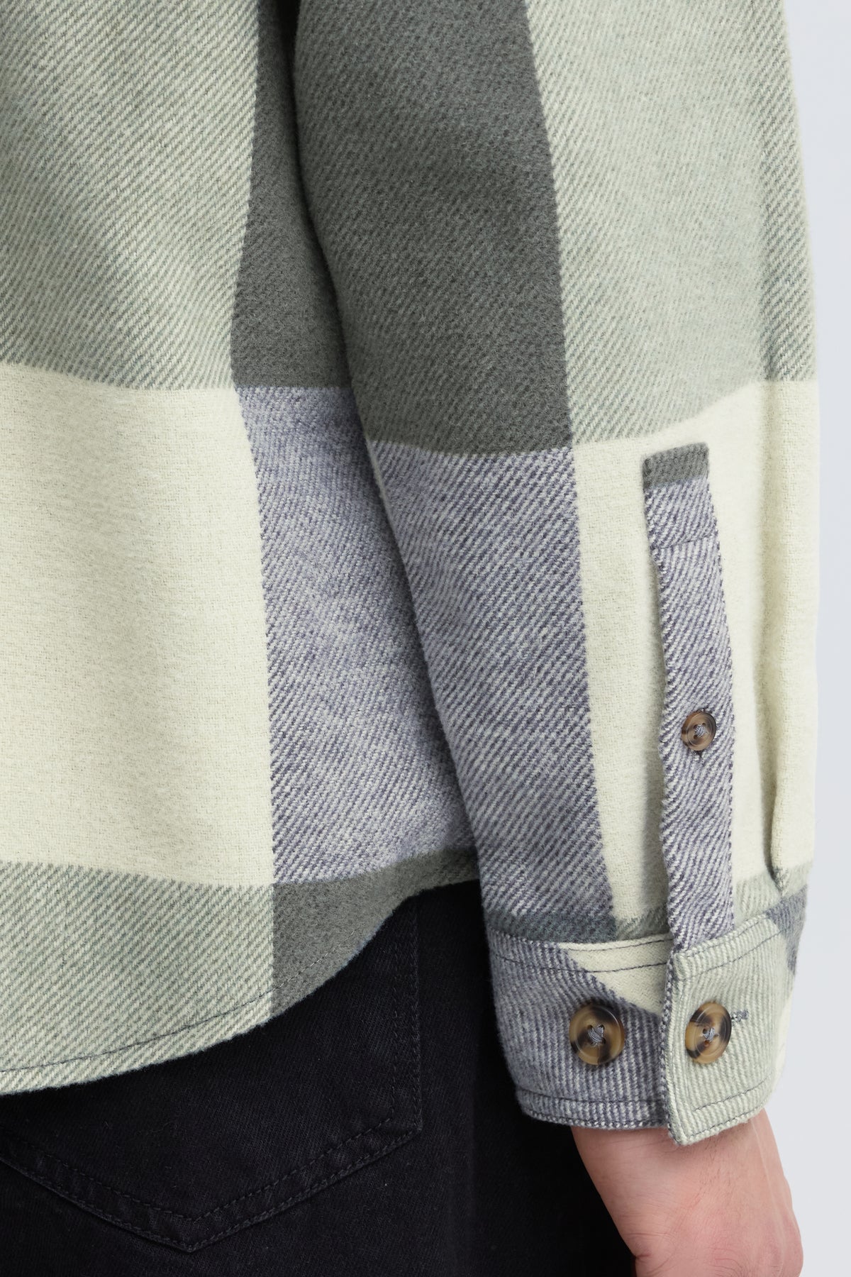 Veste carreaux Solid