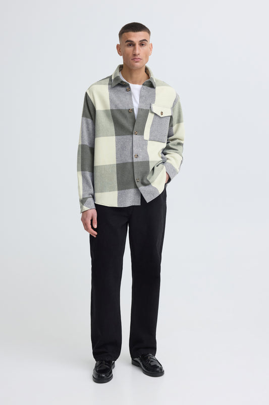Veste carreaux Solid