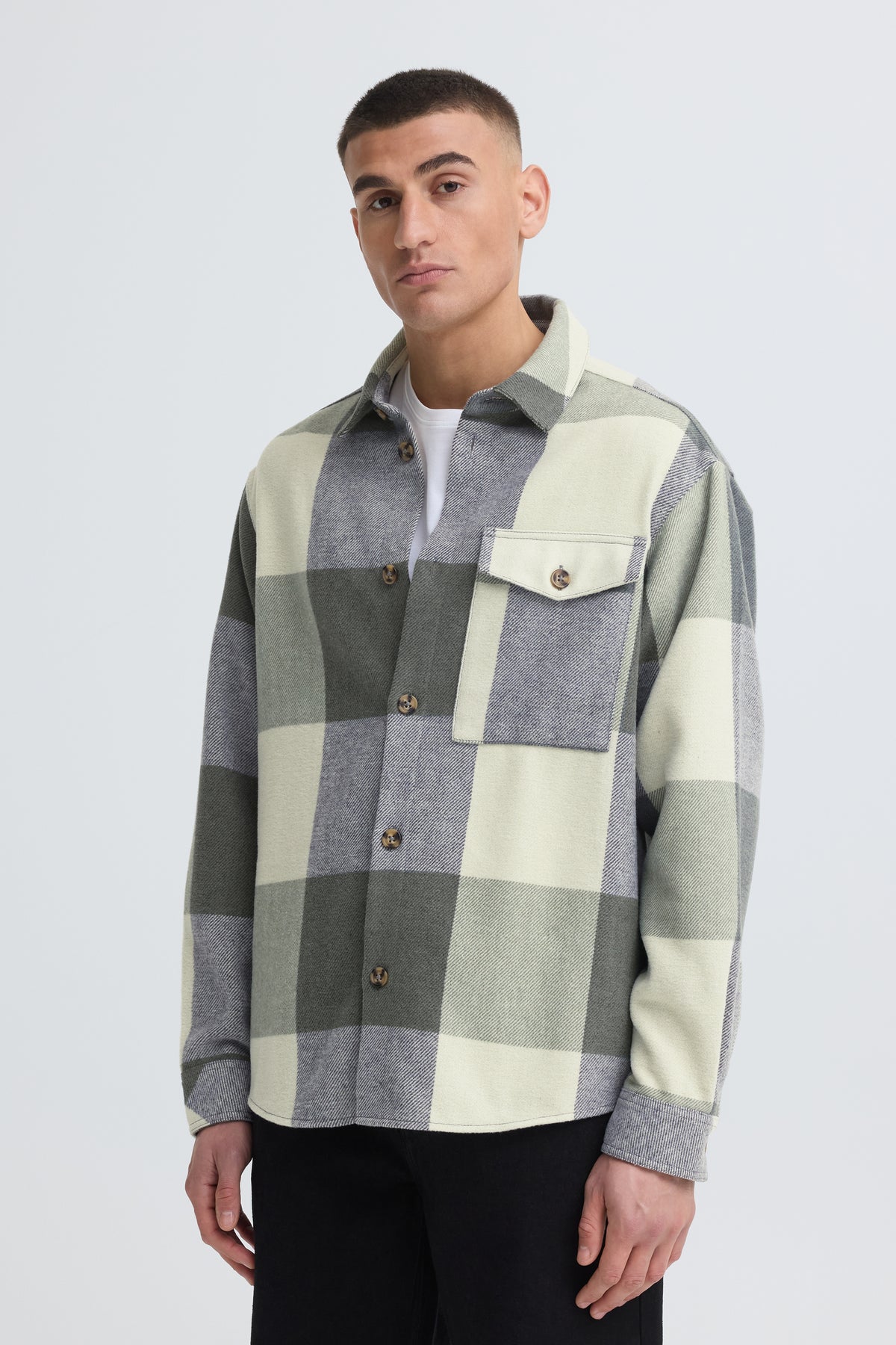 Veste carreaux Solid