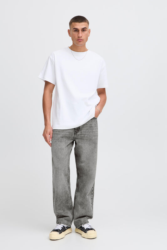 Jean large gris Solid
