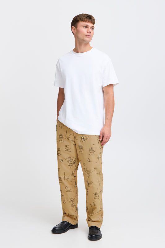 Pantalon broderie Solid