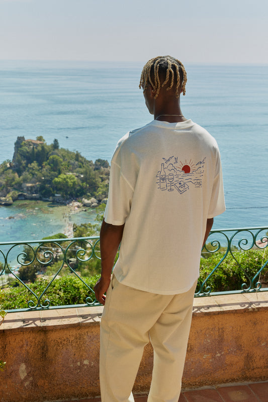 T-shirt Sunset Solid