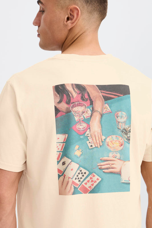 T-shirt poker Solid