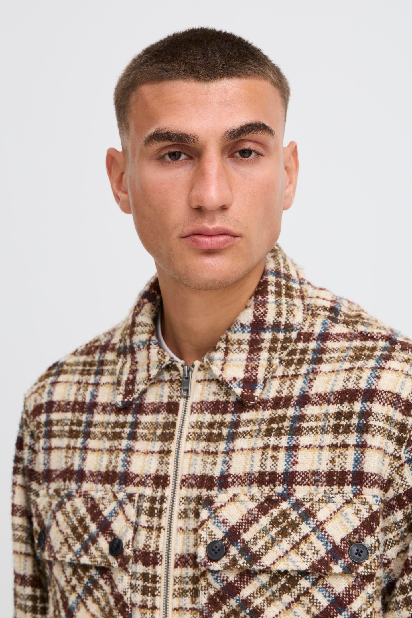 Veste carreaux coloré Solid