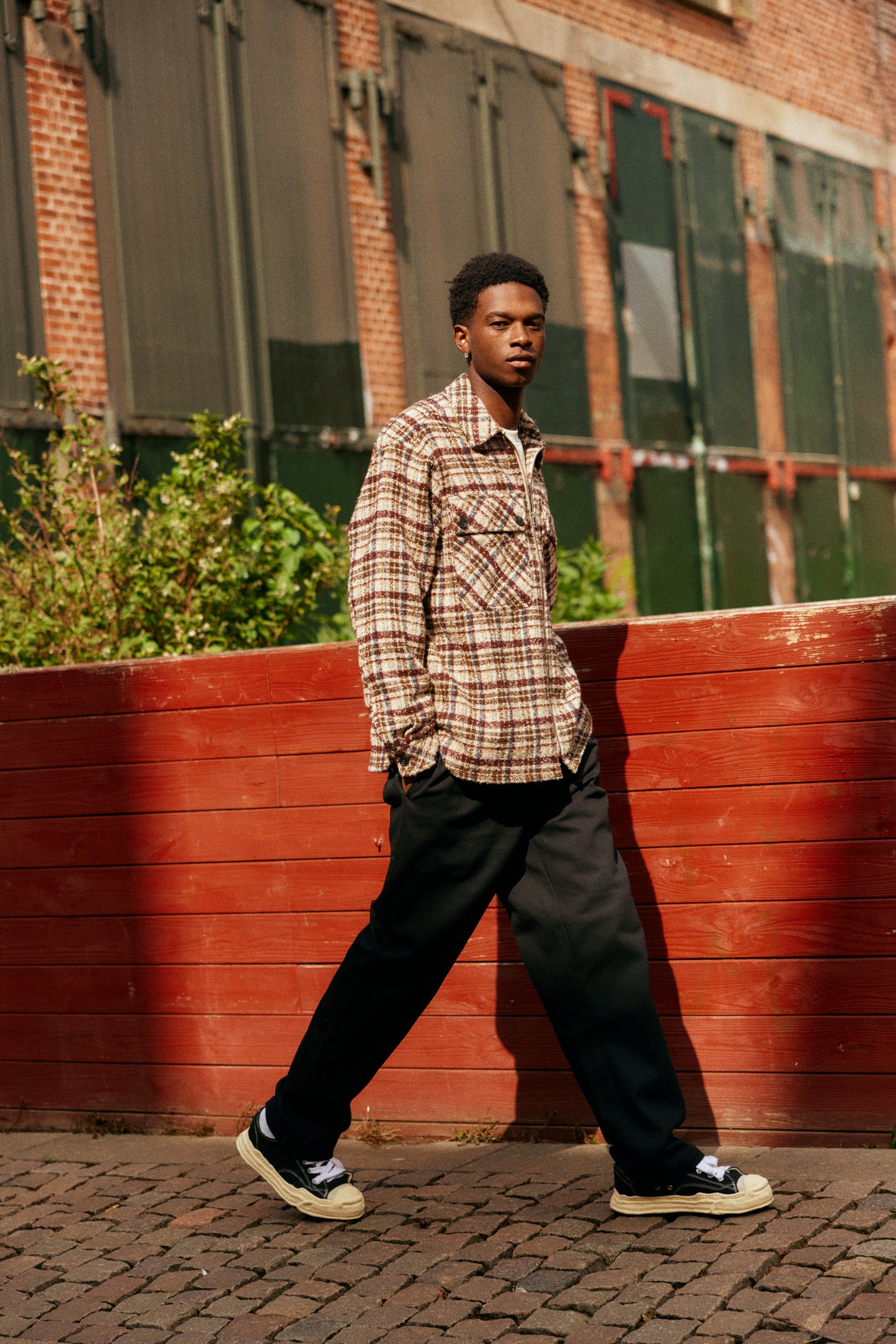 Veste carreaux coloré Solid