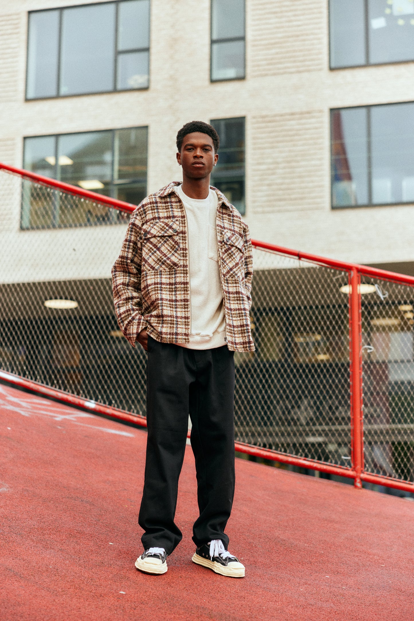 Veste carreaux coloré Solid