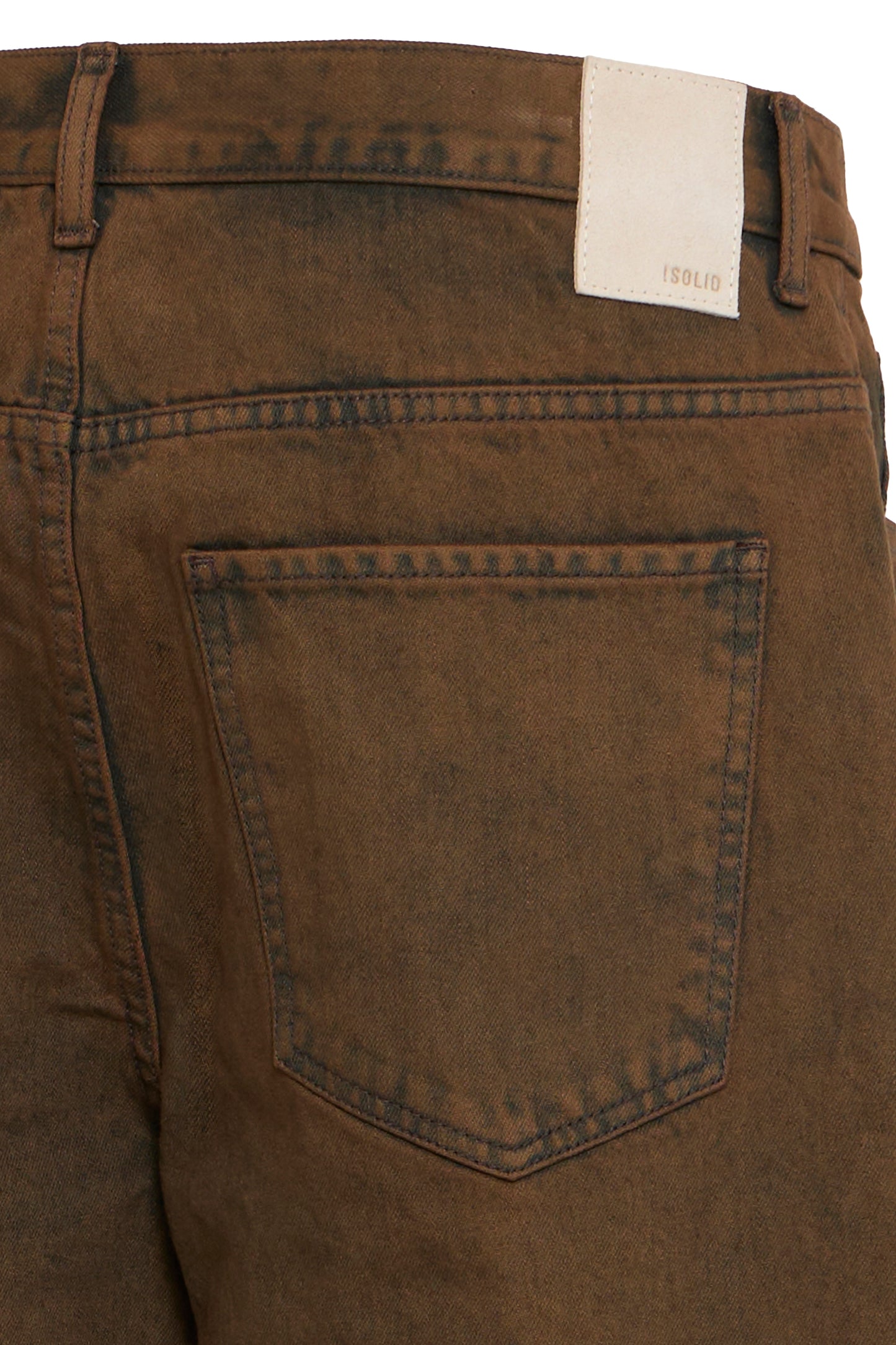 Jean effet délavé Solid