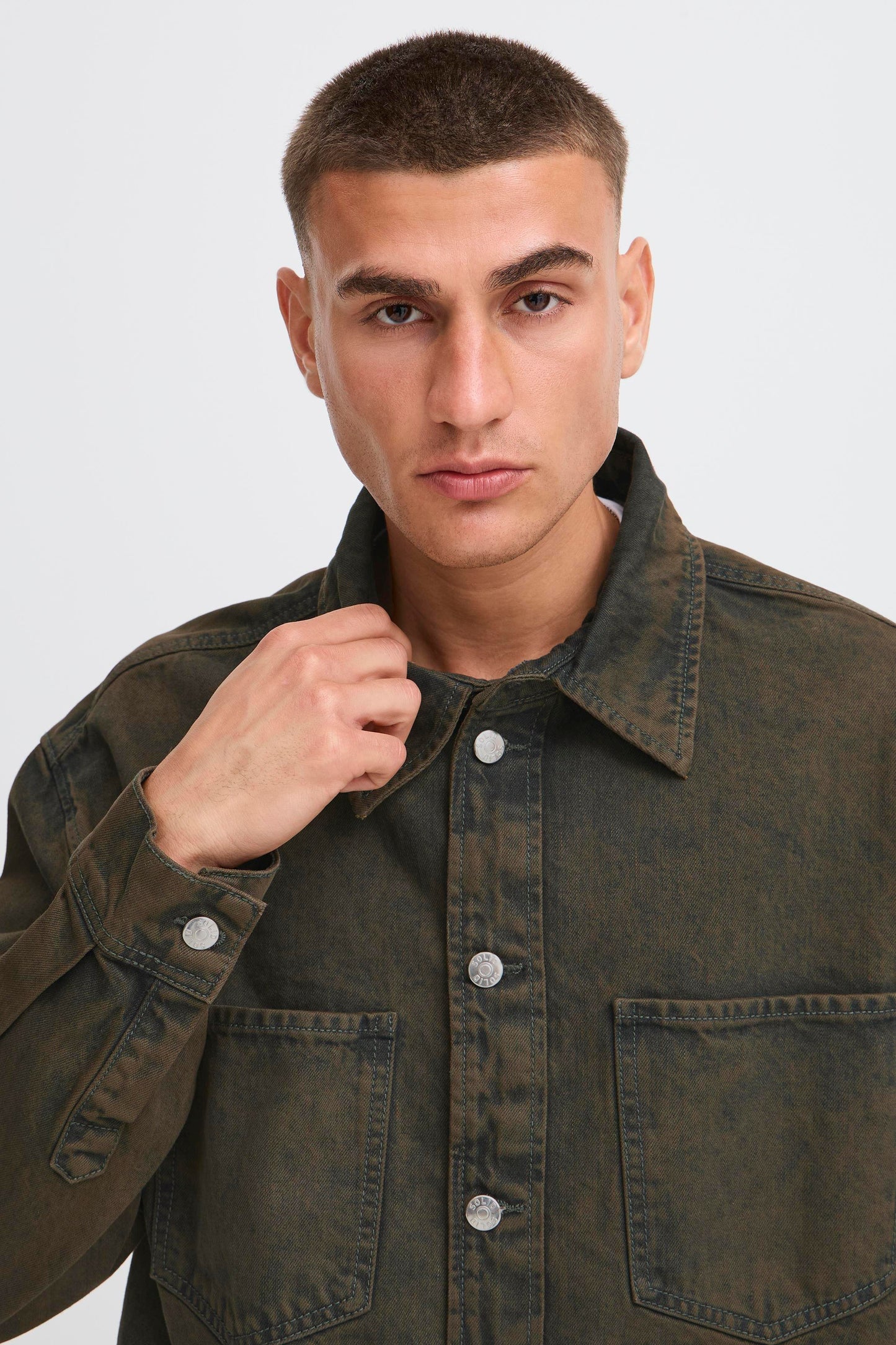 Veste effet délavée Solid