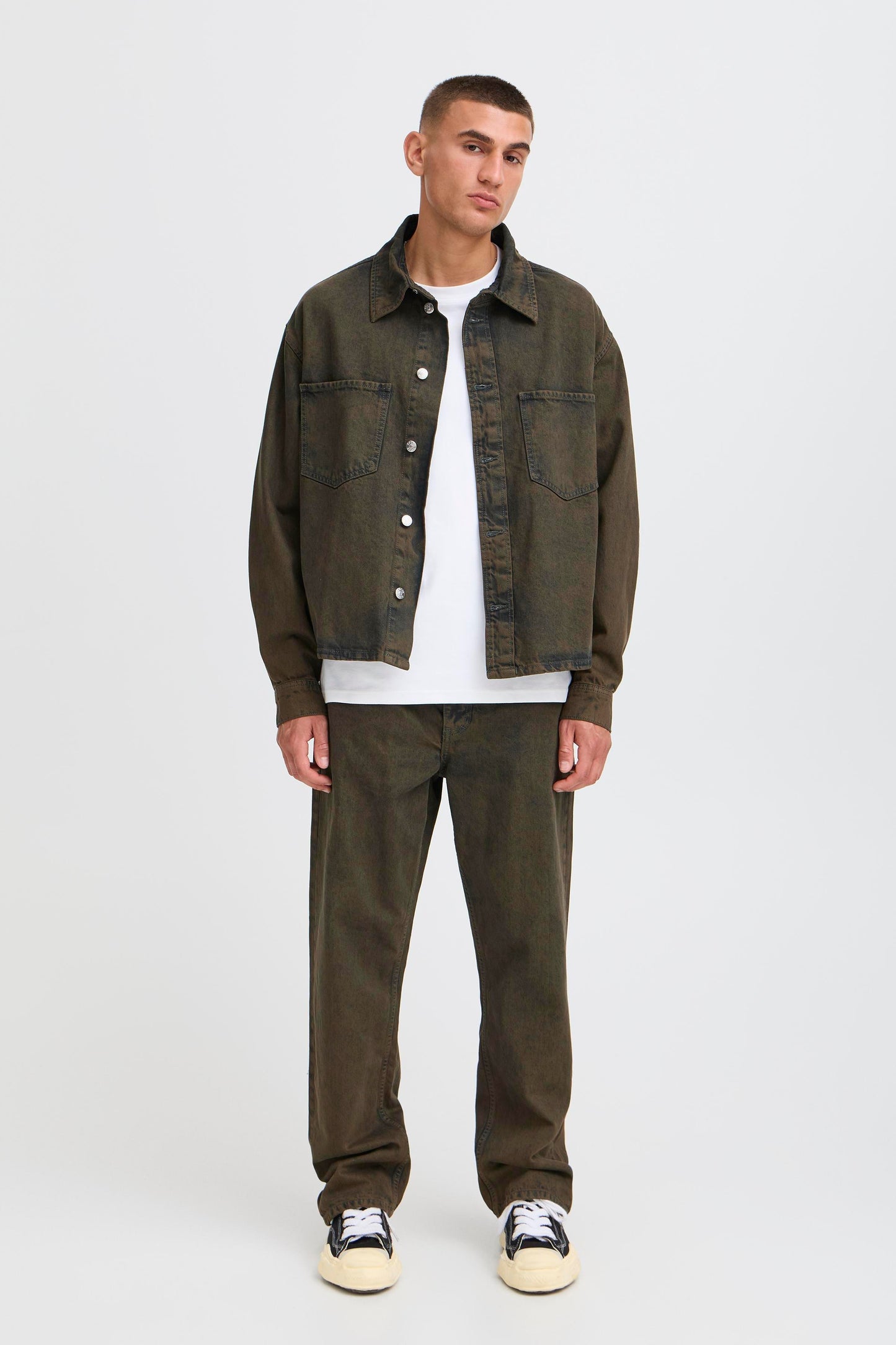 Veste effet délavée Solid