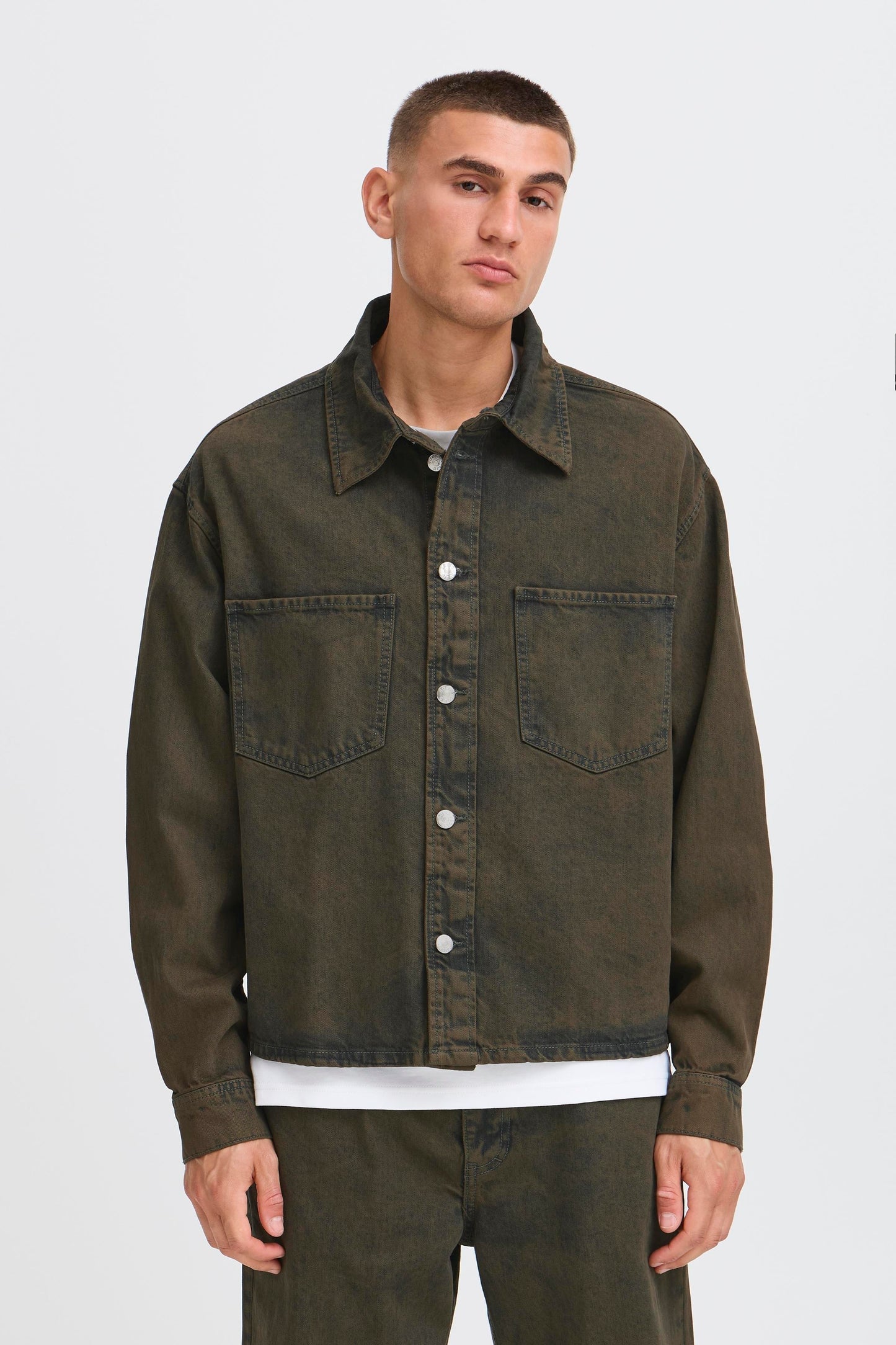 Veste effet délavée Solid