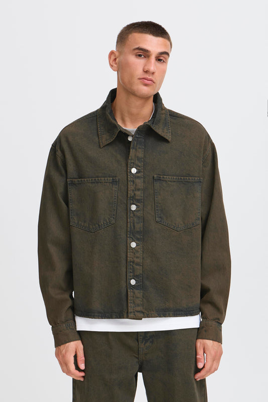 Veste effet délavée Solid