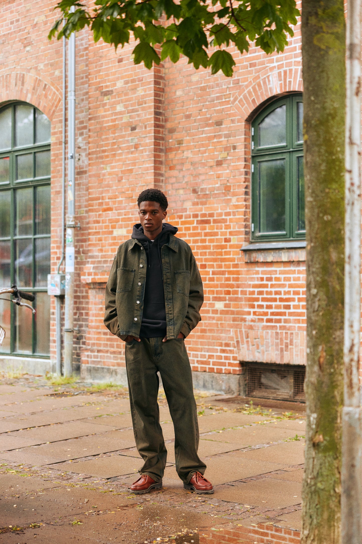 Veste effet délavée Solid